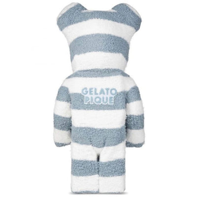 Bearbrick x Gelato Pique Pajamas 1000% White/Blue