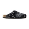 BLACK PAISLEY CLOGS