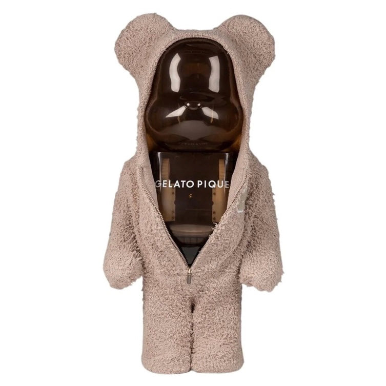 Bearbrick x Gelato Pique Pajamas 1000% Brown