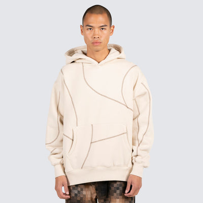 PLEASURES VEIN HOODIE (TAN)